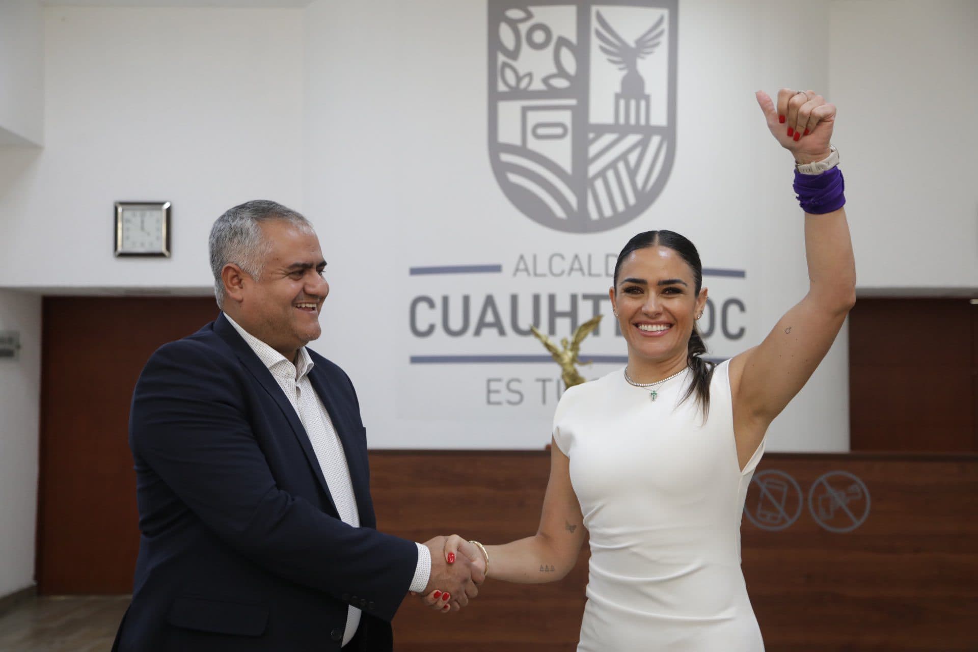 Pelean por elecciones en la alcaldía Cuauhtémoc