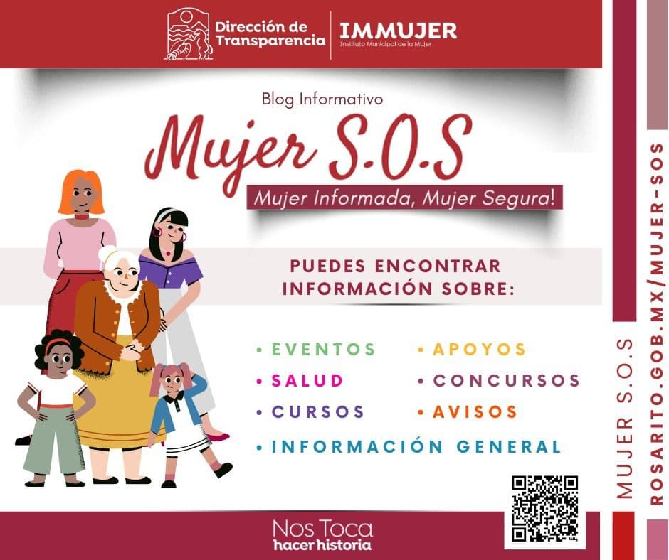 Gobierno de Rocio Adame impulsa el ¨Blog Informativo Mujer S.O.S¨ para fortalecer el acceso a información de interés para las rosaritenses