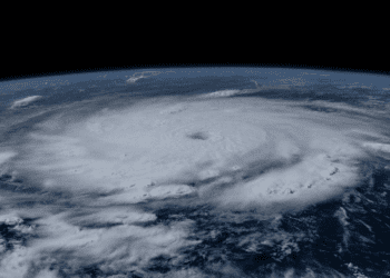 Así se ve el huracán Beryl desde el espacio