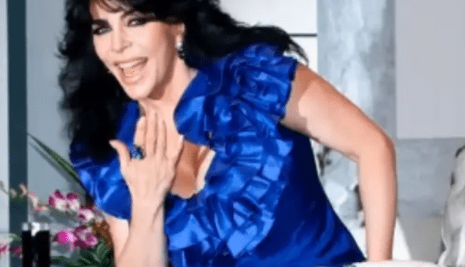 Verónica Castro reaparece tras salir del hospital