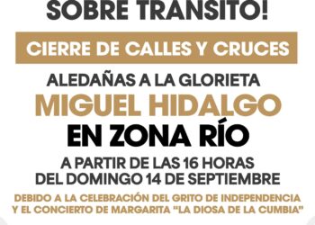 Anuncia Gobierno Municipal de Tijuana operativo de seguridad y apoyo vial por celebración del Grito de Independencia